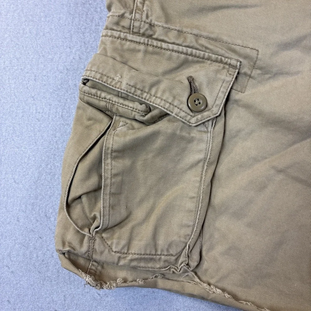 American Eagle Shorts Mens 30 Khaki Cargo Rugged Outdoor Utility Cotton 01977‎